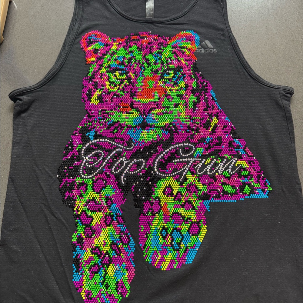 Top Gun Orlando x Raleigh Rhinestone tank top